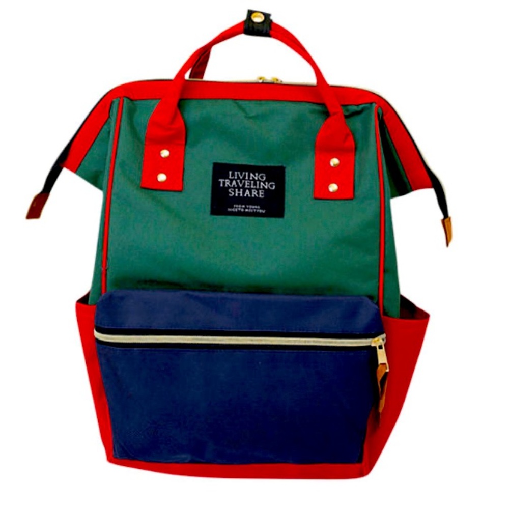 🌼 3for 15$🌼
New In Clear Bag:Large dual-zipper top opening backpack with pockets
